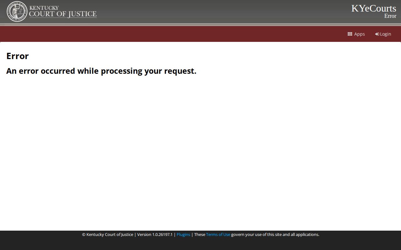 Kentucky CourtNet search for Bath County arrest court records