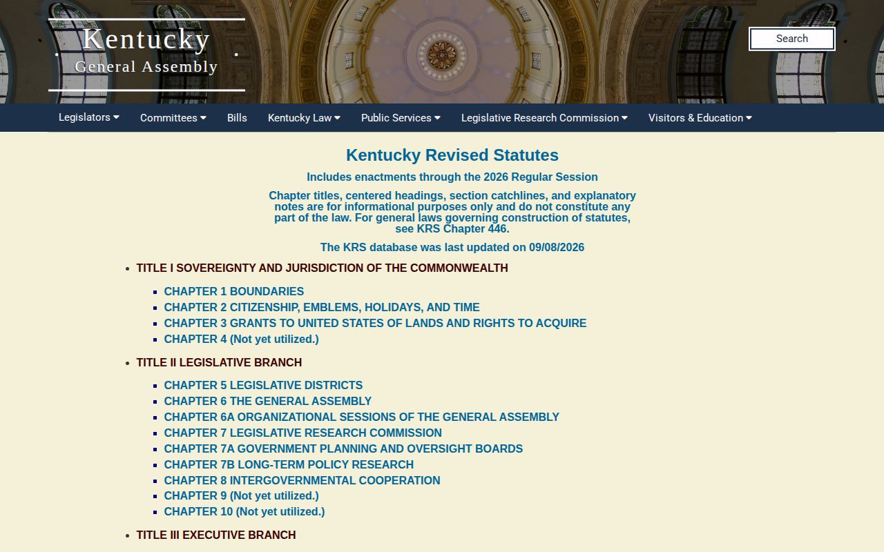 Kentucky KRS 61.8746 law for Bath County booking photographs